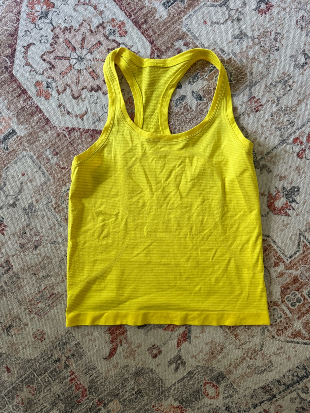 lululemon athletica Bright Yellow Racerback Tank